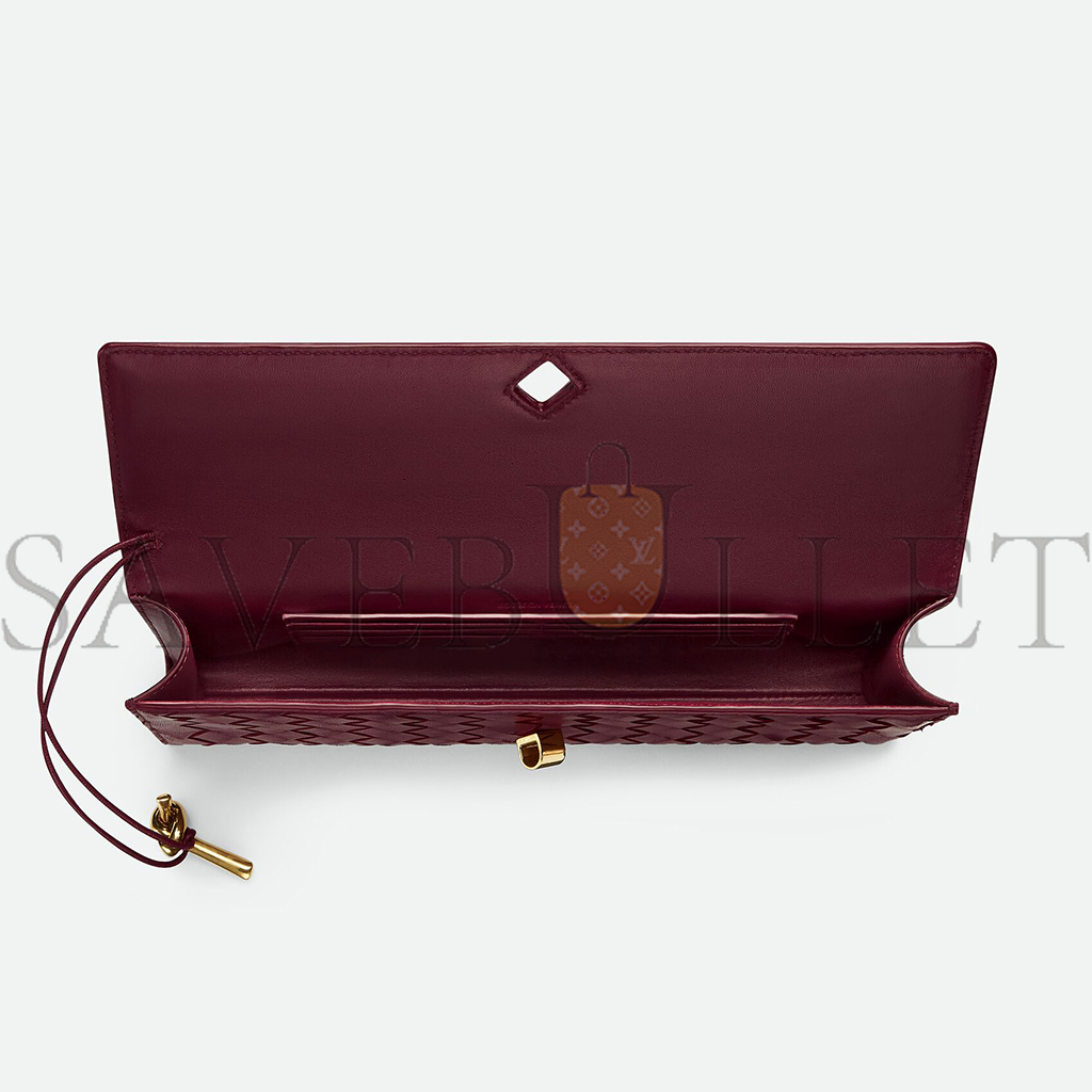 bo*te*ga Ve*ne*ta long clutch andiamo with handle (31*13*3cm)